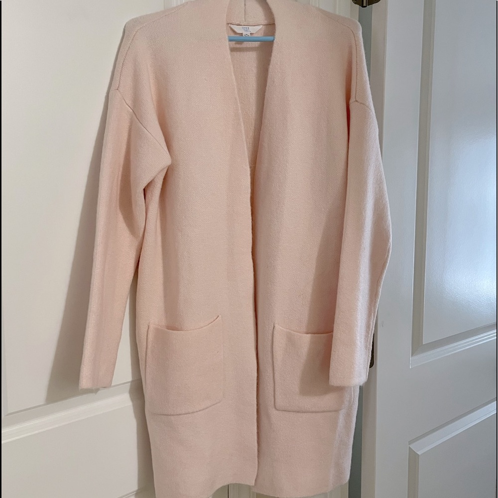 Baby pink cardigan